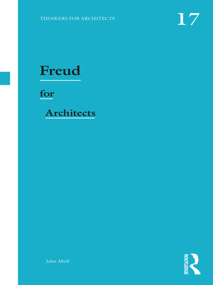 cover image of Freud for Architects